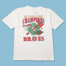 Vintage 1992 Atlanta Braves T-Shirt Medium 