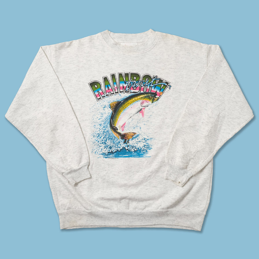 Vintage Fishing Sweater Medium 