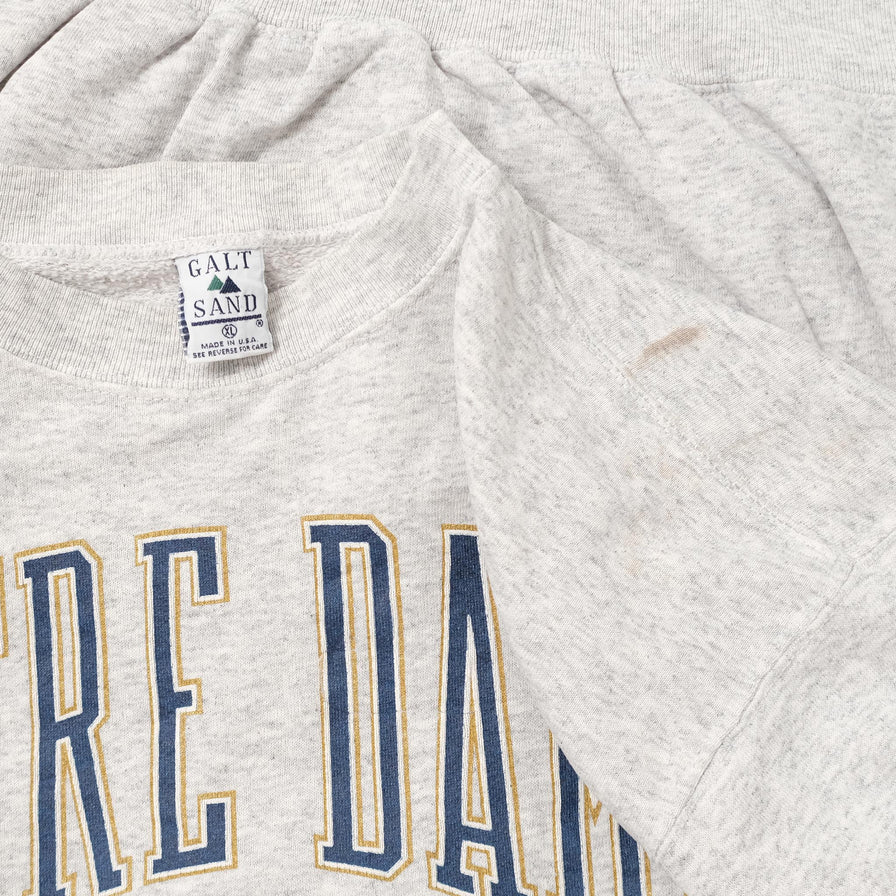 Vintage Notre Dame Sweater XLarge 