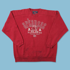 Vintage Arkansas Razorbacks Sweater XLarge 