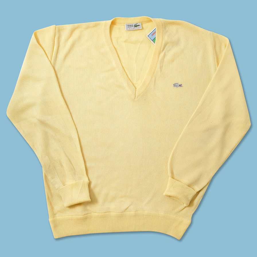 Vintage Lacoste Knit Sweater Medium 
