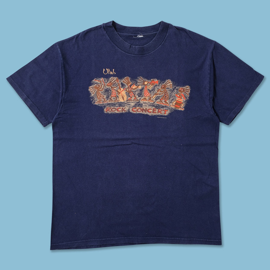 Vintage Utah Rock Concert T-Shirt Large 