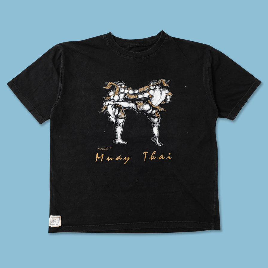 Vintage Muay Thai T-Shirt Large 