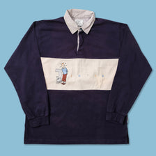 Vintage Tintin Rugby Sweater Large 