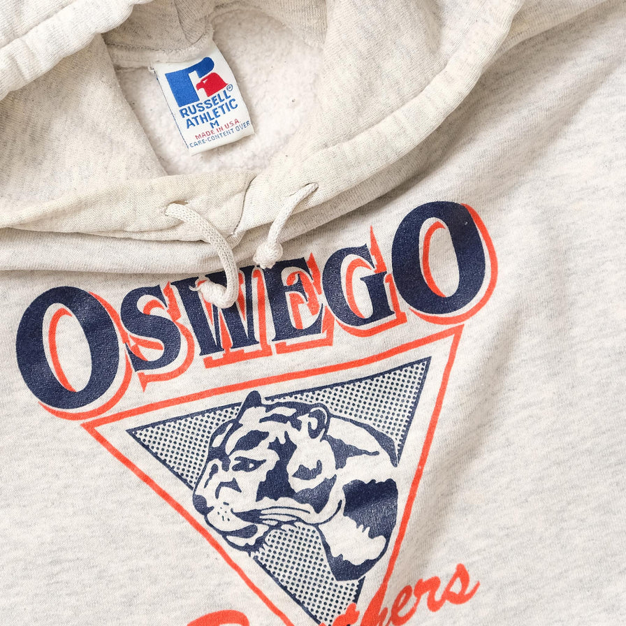 Vintage Russell Athletic Oswego Panthers Hoody Medium 