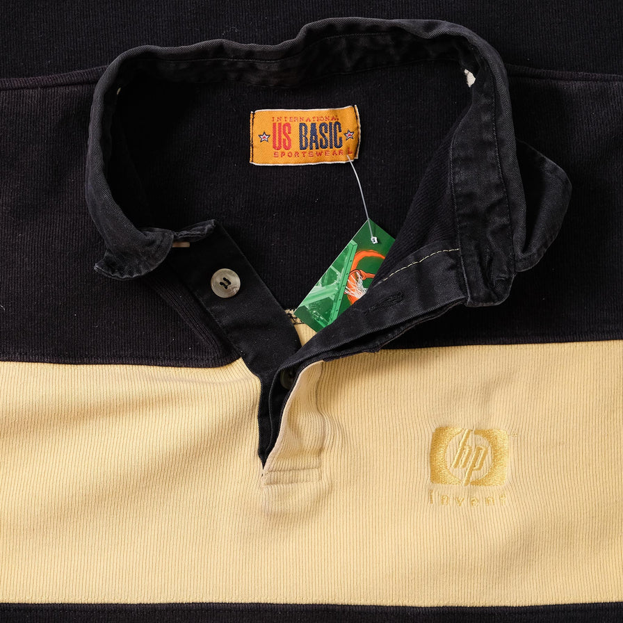 Vintage HP Invent Rugby Sweater Medium 