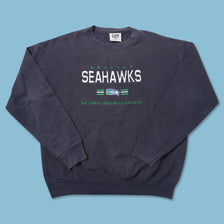 Vintage Seattle Seahawks Sweater Large 