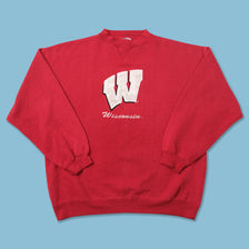 Vintage Wisconsin Badgers Sweater XLarge 
