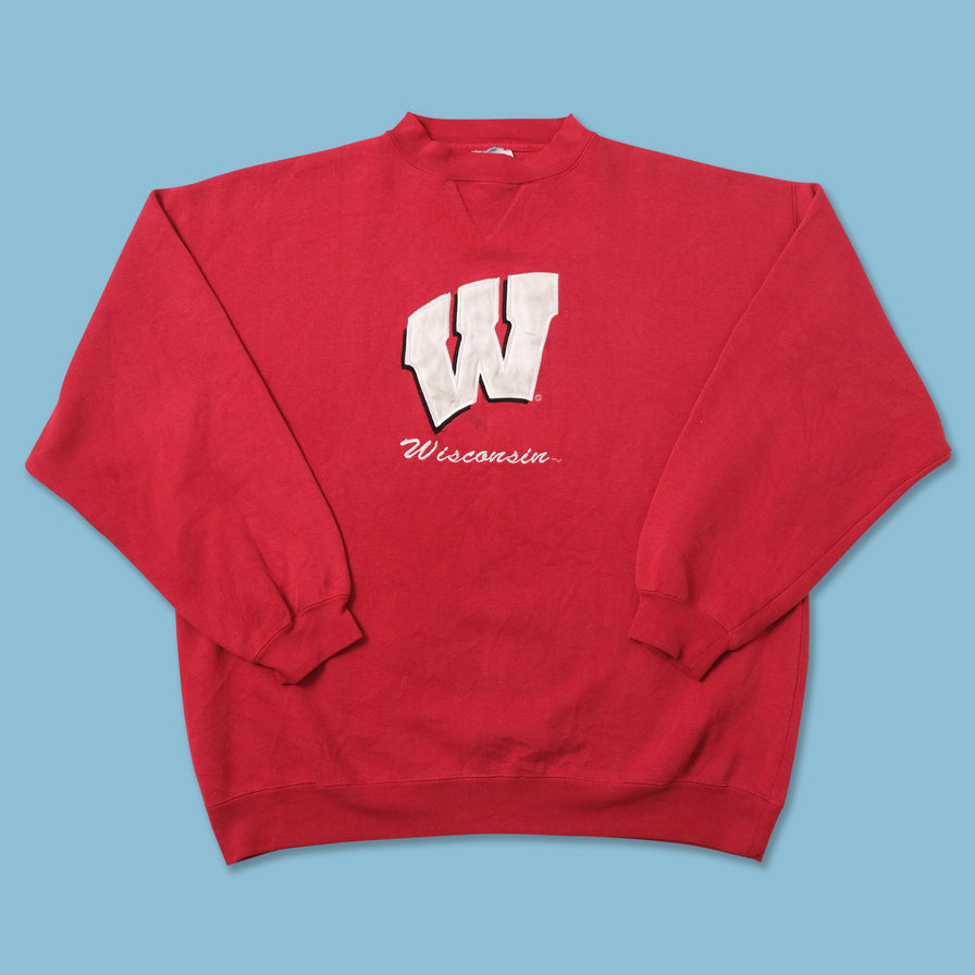 Vintage Wisconsin Badgers Sweater XLarge 