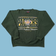 Vintage 1997 Super Bowl Green Bay Packers Sweater Large 