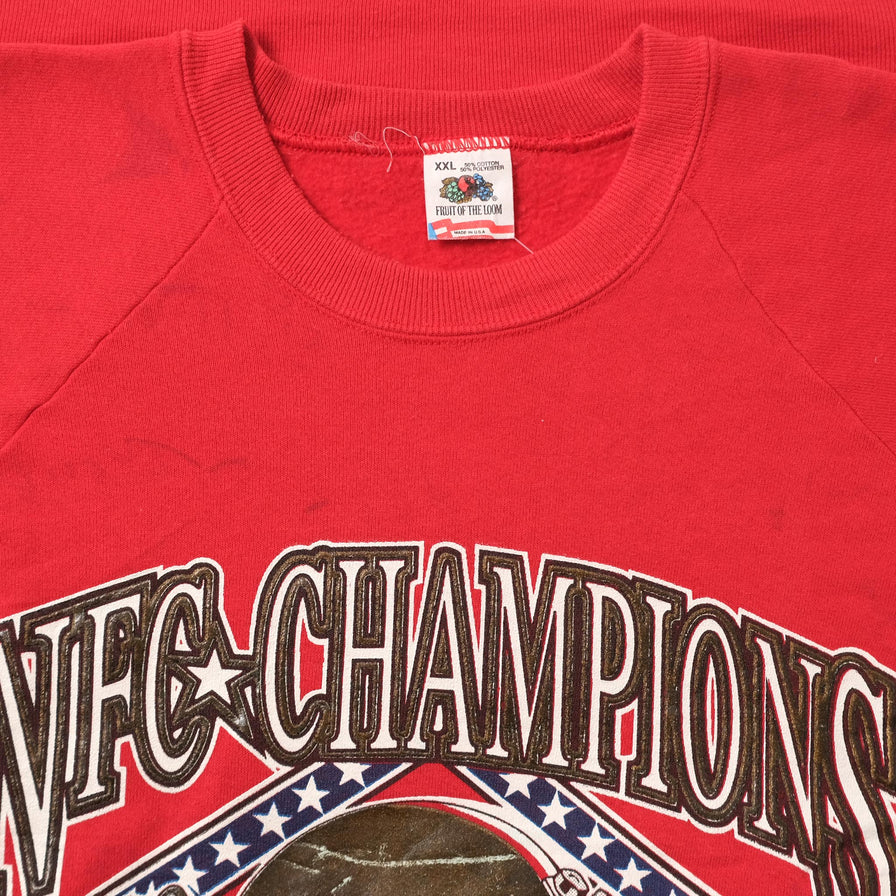 Vintage 1989 San Francisco 49ers Championship Sweater 2XLarge 