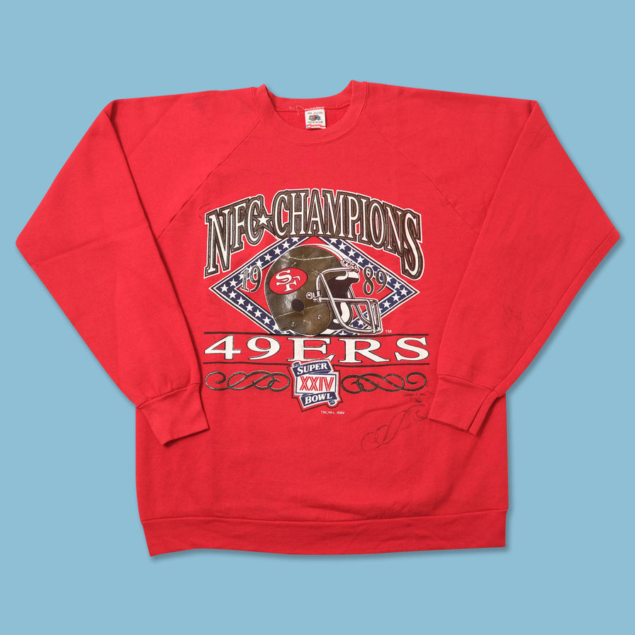 Vintage 1989 San Francisco 49ers Championship Sweater 2XLarge 