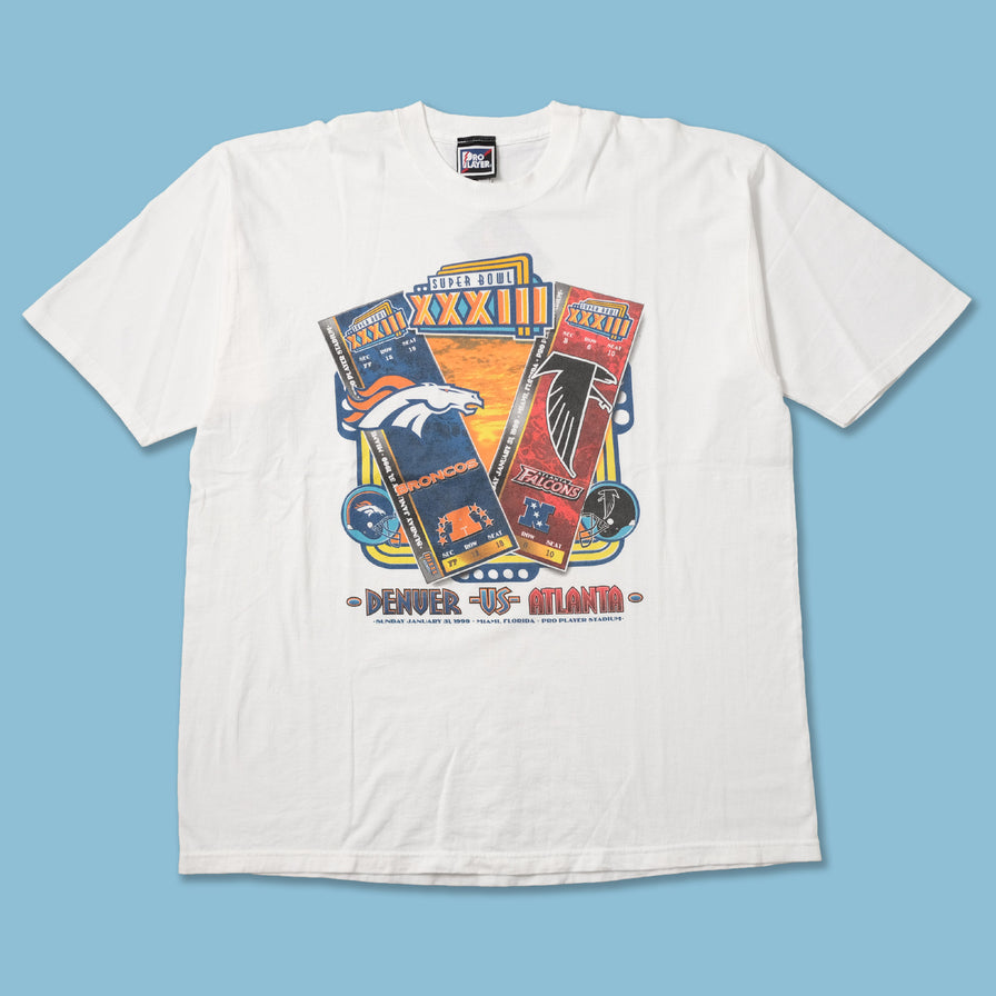 Vintage 1998 Super Bowl T-Shirt XLarge 