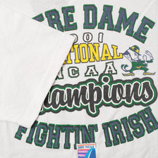 Vintage 2001 Notre Dame T-Shirt XLarge