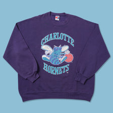 Vintage Charlotte Hornets Sweater XLarge 