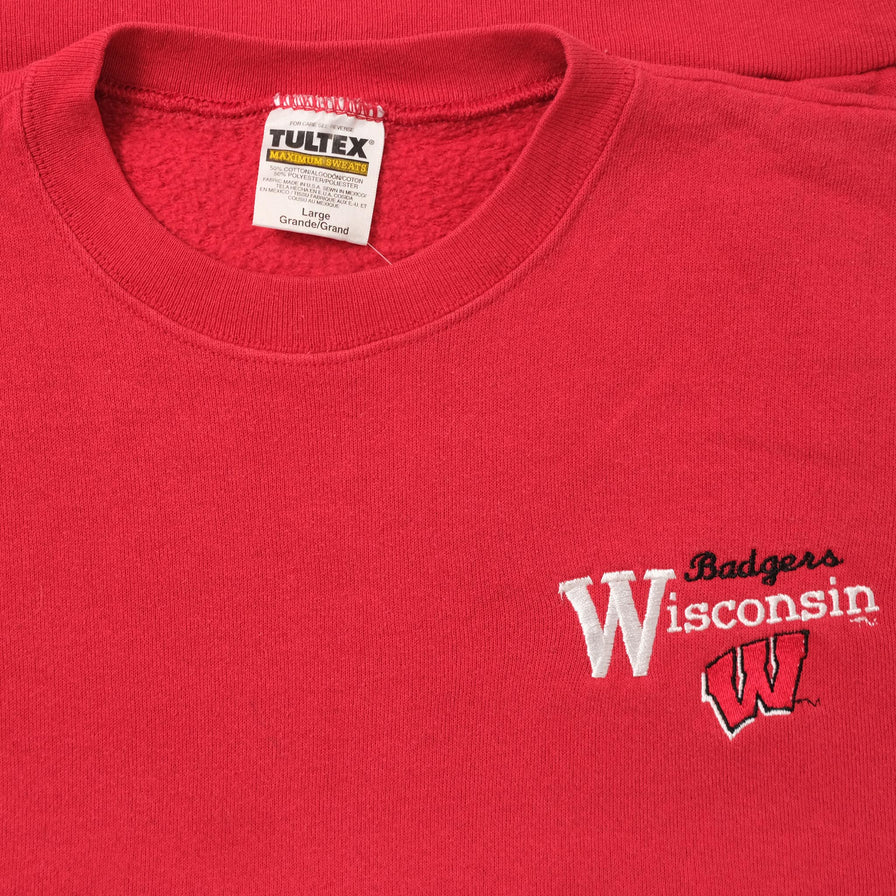 Vintage Wisconsin Badgers Sweater Medium 