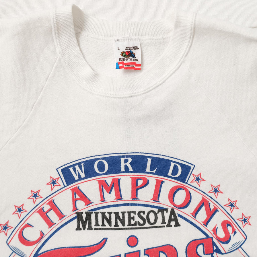 Vintage 1987 Minnesota Twins Sweater Medium 