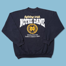 Vintage Notre Dame Sweater XLarge 