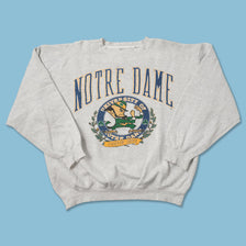 Vintage Notre Dame Sweater Medium 
