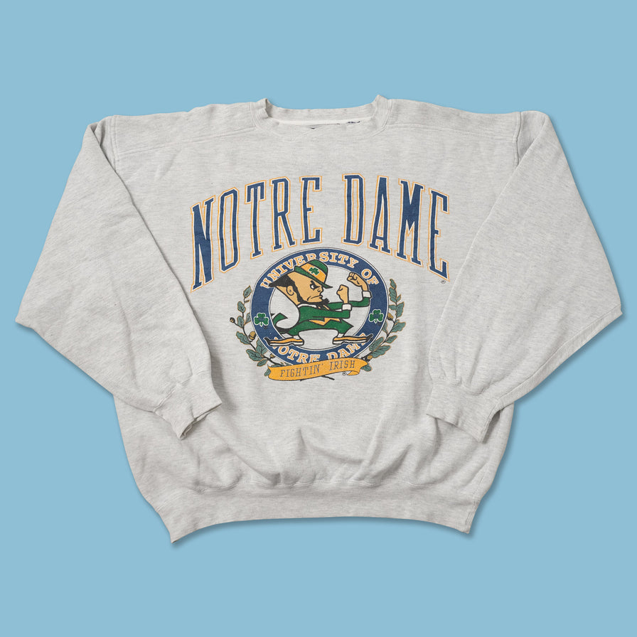 Vintage Notre Dame Sweater Medium 