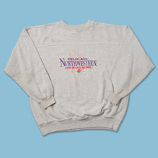 Vintage 1996 Northwestern Wildcats Sweater Large 