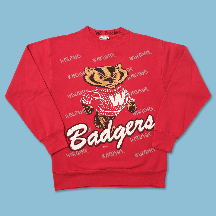 Vintage 1991 Wisconsin Badgers Sweater Medium 