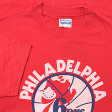 Vintage Philadelphia 76ers T-Shirt Large 