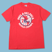 Vintage Philadelphia 76ers T-Shirt Large 