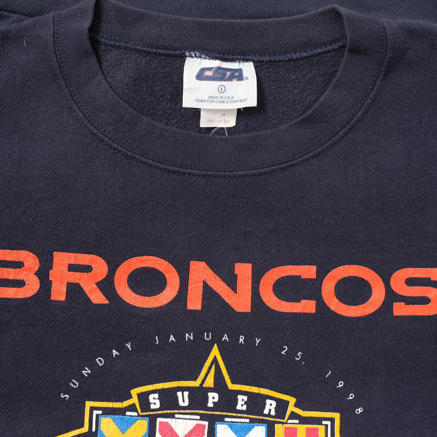 Vintage 1998 Denver Broncos Sweater Large 