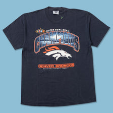 Vintage 1998 Denver Broncos Super Bowl T-Shirt Large 