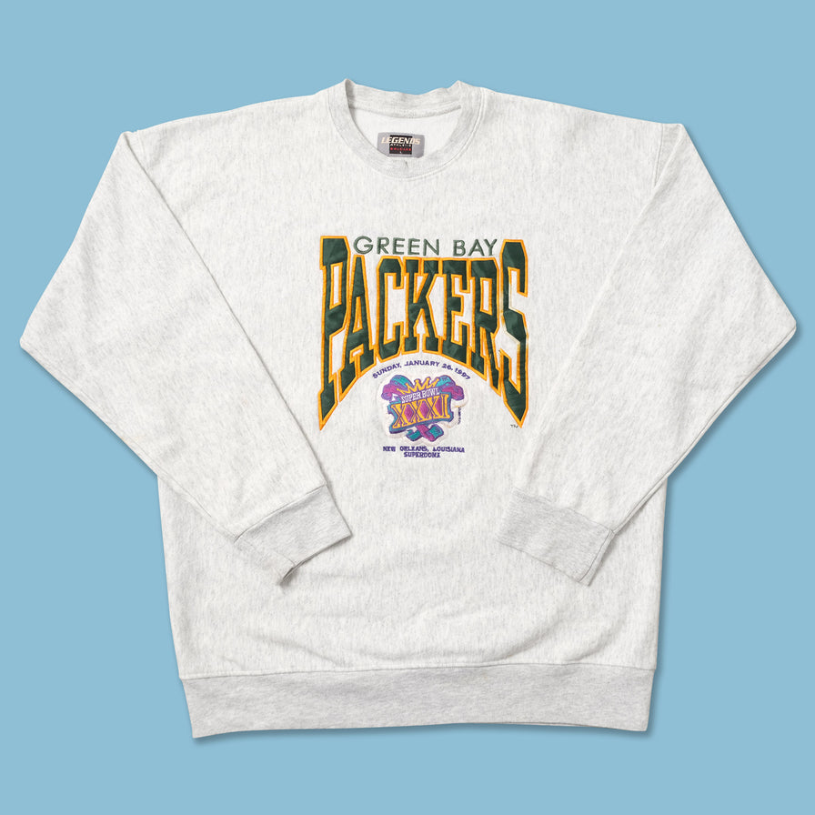 Vintage 1997 Greenbay Packers Superbowl Sweater Large 
