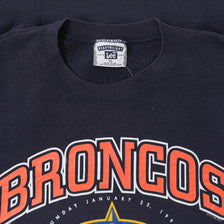 Vintage 1998 Denver Broncos Super Bowl Sweater XLarge 