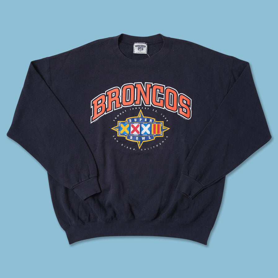Vintage 1998 Denver Broncos Super Bowl Sweater XLarge 