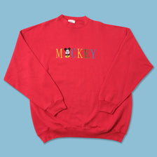 Vintage Mickey Mouse Sweater Large 