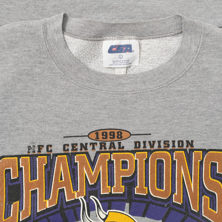 Vintage 1998 Minnesota Vikings Sweater Large 