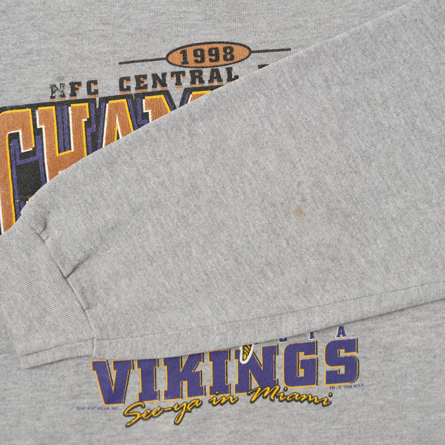 Vintage 1998 Minnesota Vikings Sweater Large 