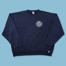 Vintage Russel Athletic Gwinnett Fire Sweater 3XLarge 