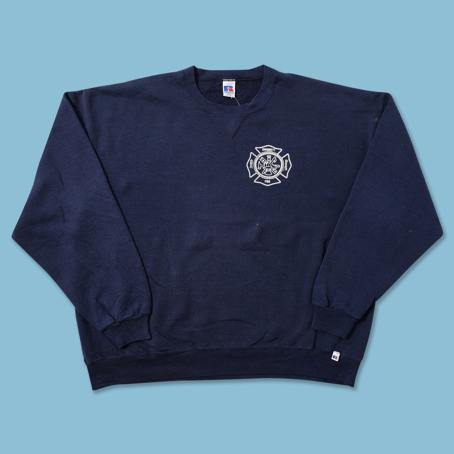 Vintage Russel Athletic Gwinnett Fire Sweater 3XLarge 