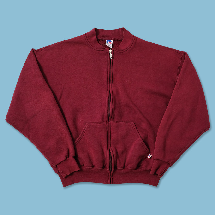 Vintage Russell Athletic Zip Sweater Large 