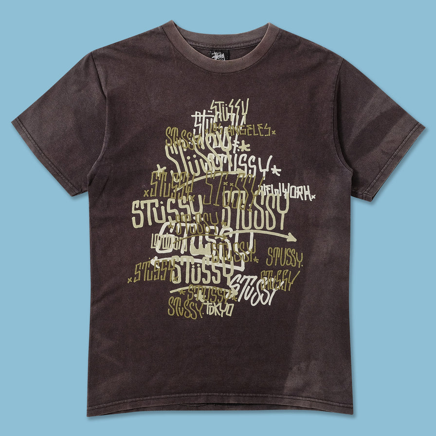 Vintage Women's Stussy T-Shirt Medium 