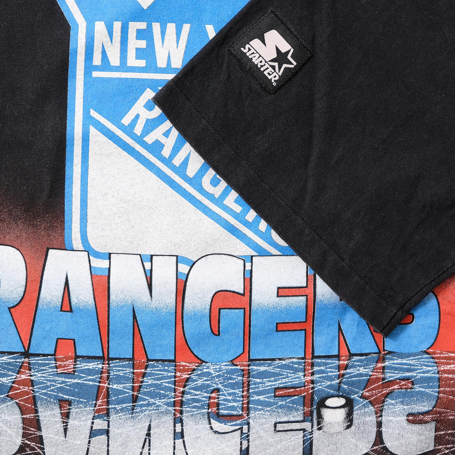 1993 Starter New York Rangers T-Shirt Large 
