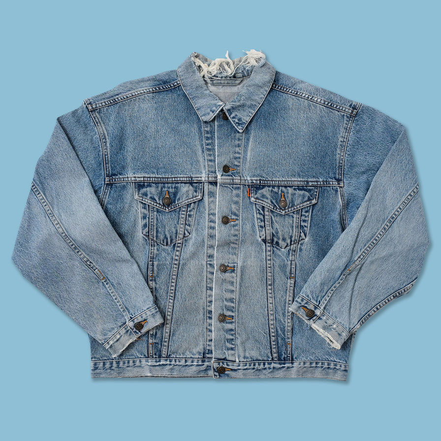 Orange Tab Vintage Levi Jacket Vintage 1970's Levi's 70505 Orange