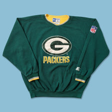 Vintage Starter Green Bay Packers Sweater Large 
