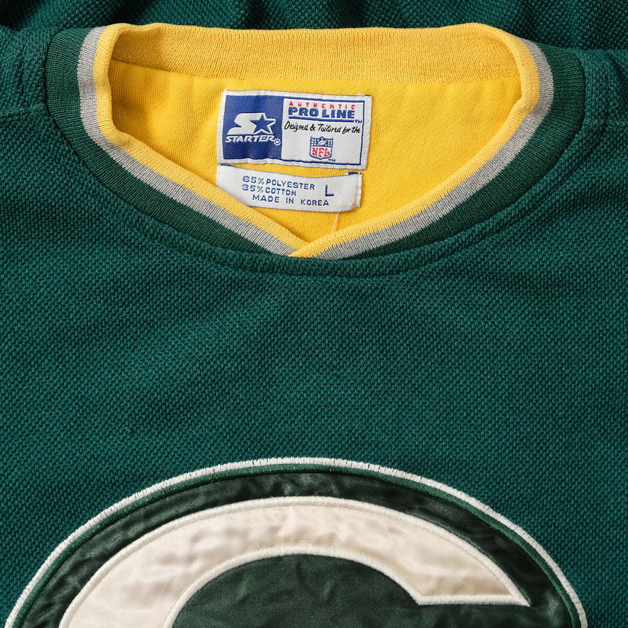 Vintage Starter Green Bay Packers Sweater Large 
