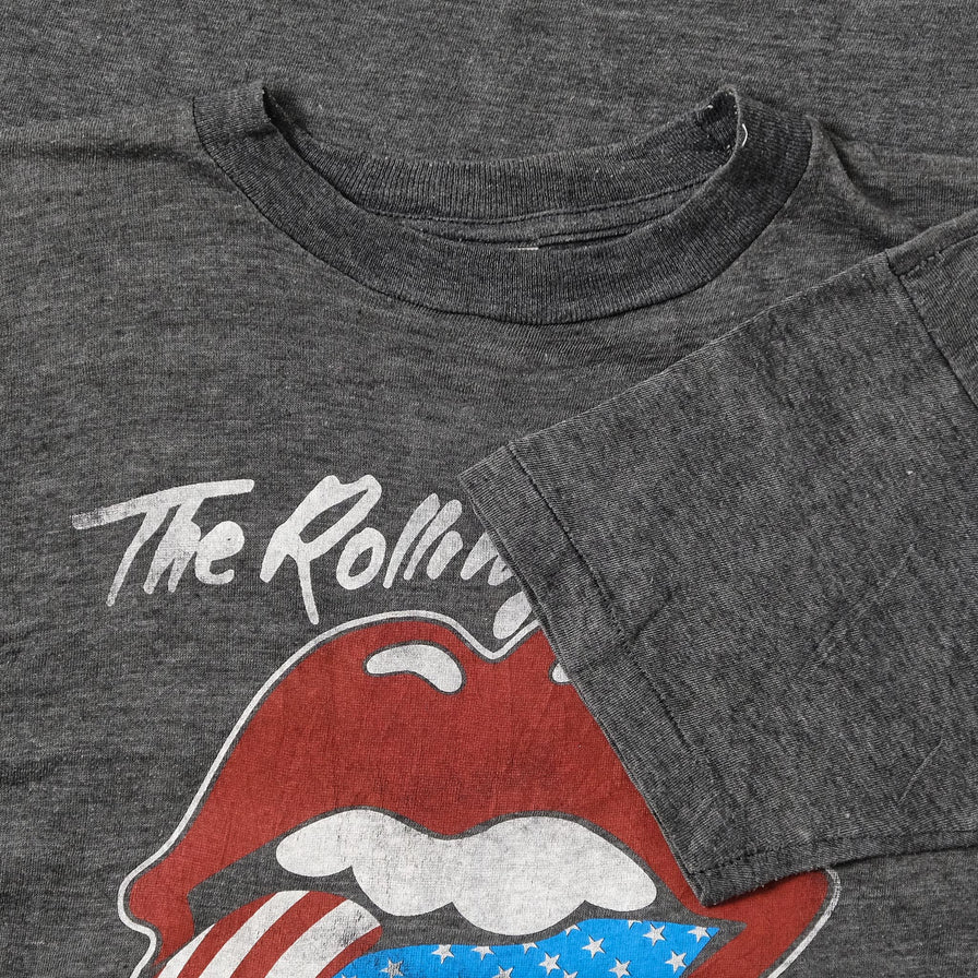 1987 Women's Rolling Stones T-Shirt XSmall 