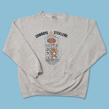 Vintage 1996 Super Bowl Sweater Medium 