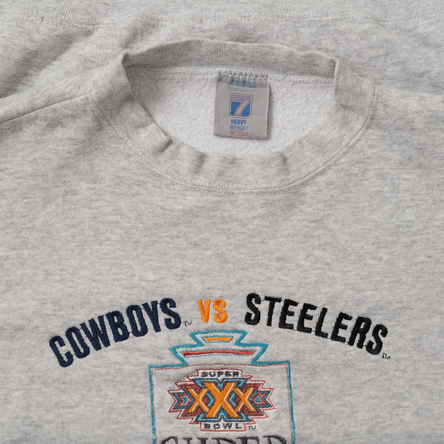Vintage 1996 Super Bowl Sweater Medium 