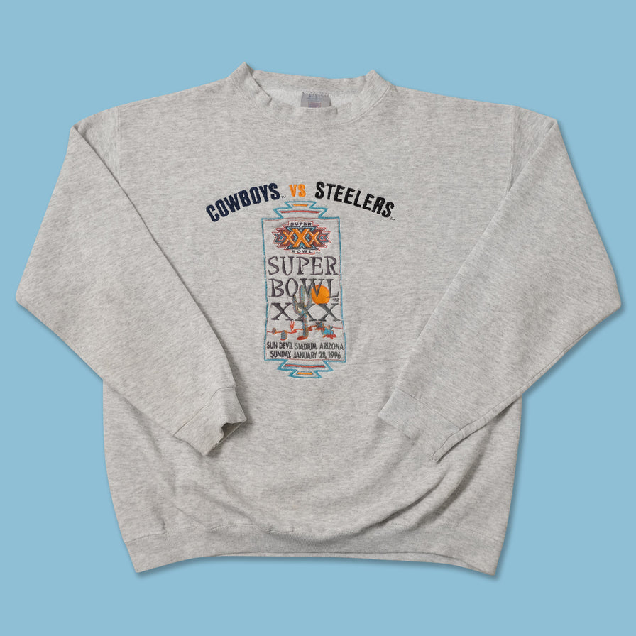 Vintage 1996 Super Bowl Sweater Medium 