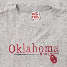 Vintage Oklahoma Sooners Fleece Sweater Medium 