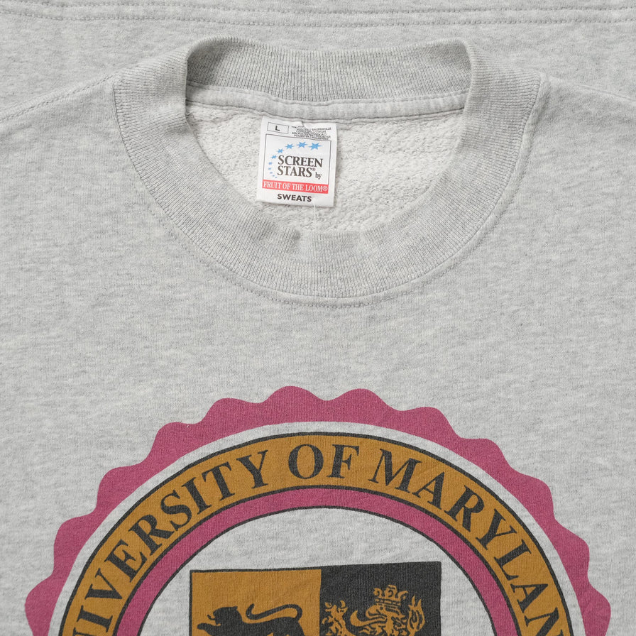 Vintage University of Maryland Sweater Large 